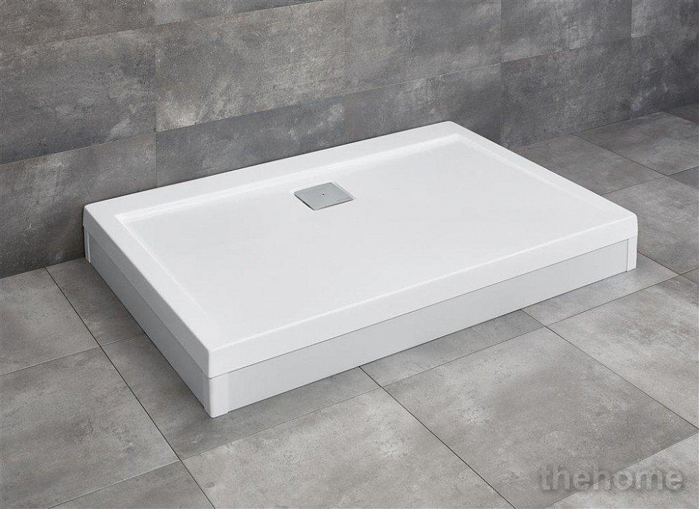 Душевой поддон Radaway Argos с ножками D80х100см 4ADN810-02 белый - TheHome