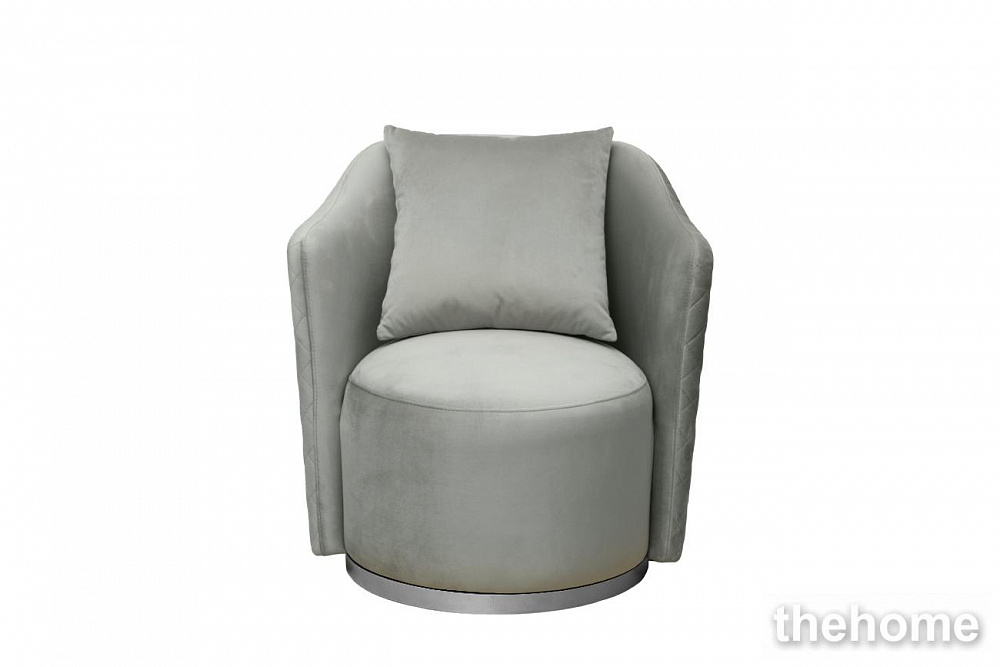 Кресло Verona вращающееся, велюр мятный Colt025-MINT/хром 70*77*80см Garda Decor - TheHome