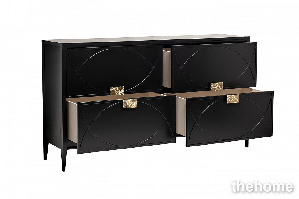 151SV-00001 Комод черный 160*90*40см Garda Decor - 3