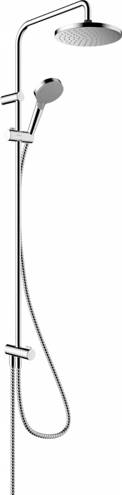 Душевая стойка Hansgrohe Vernis Blend Showerpipe 200 1jet Reno EcoSmart 26099000, хром - TheHome