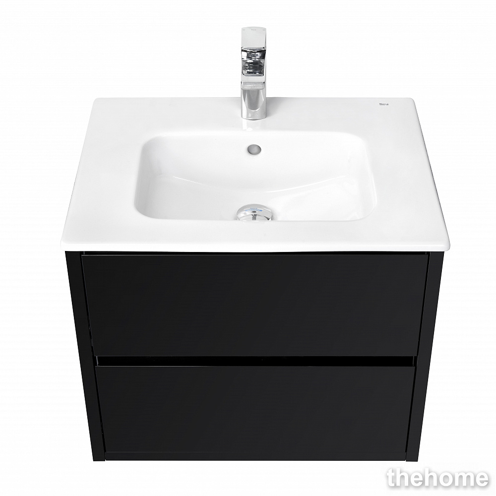 Тумба под раковину 60 см Aquaton Римини 1A226601RN950 чёрный - 2
