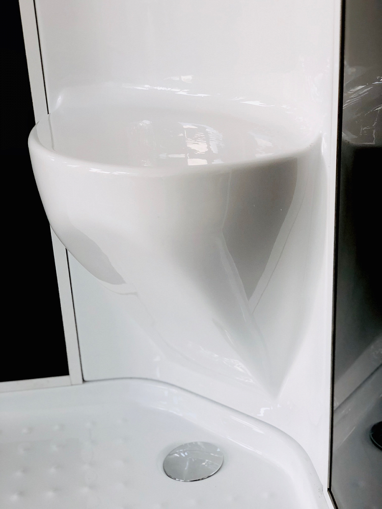 Душевая кабина Royal Bath 90HK6-BT черное/прозрачное - 5