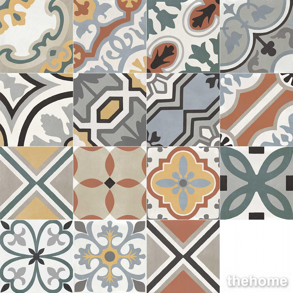 Декор D_Segni Colore Mix 20x20 - TheHome