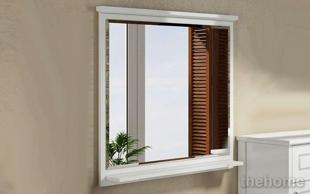 Зеркало Comfortу Тбилиси-90 белый - TheHome