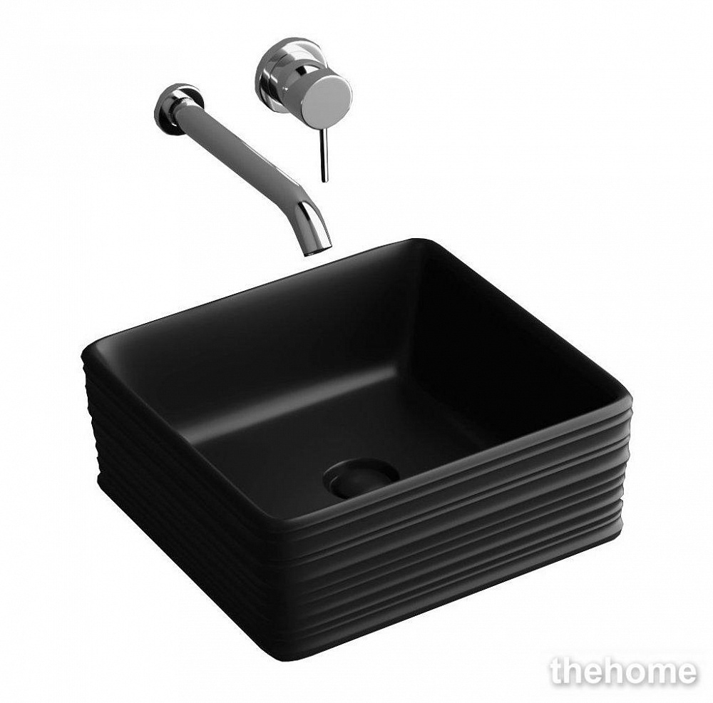 Раковина Grossman GR-3026BM накладная 40 см - TheHome