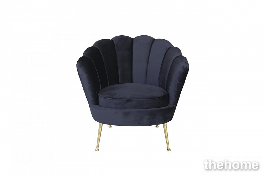 87YY-1907 BLK Кресло велюр черный 89*79*85см Garda Decor - TheHome