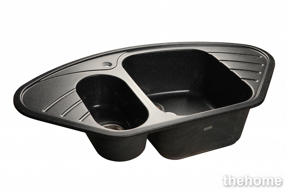 Кухонная мойка GranFest Corner GF-C960E 417607 черная - TheHome