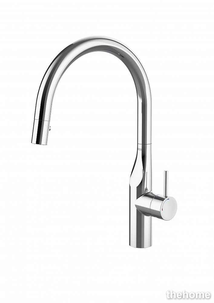 Смеситель Roca Glera 5A814DC00 для кухонной мойки, хром - TheHome