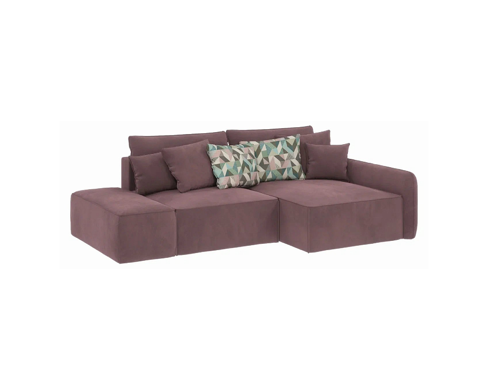 Диван угловой DeeOne Портленд-3 AAA4150019 розовый - TheHome