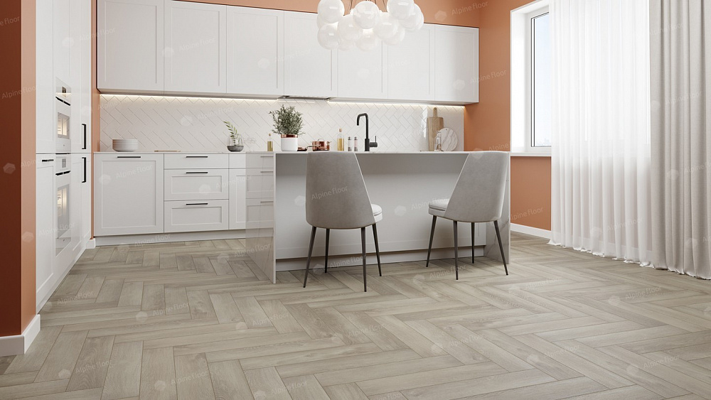 Каменно-полимерная плитка Alpine Floor Parquet Light ДУБ ФАНТАЗИЯ ЕСО 13-1 - TheHome