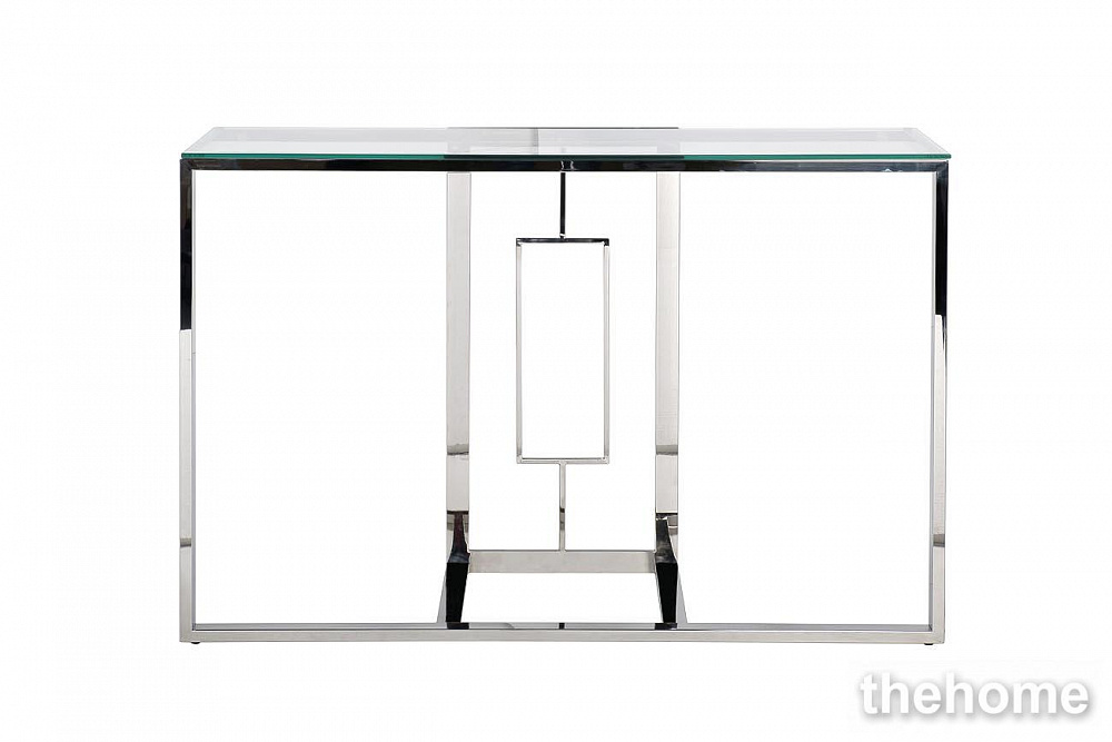 47ED-CST067 Консоль прозр.стекло/хром 120*40*78см Garda Decor - TheHome