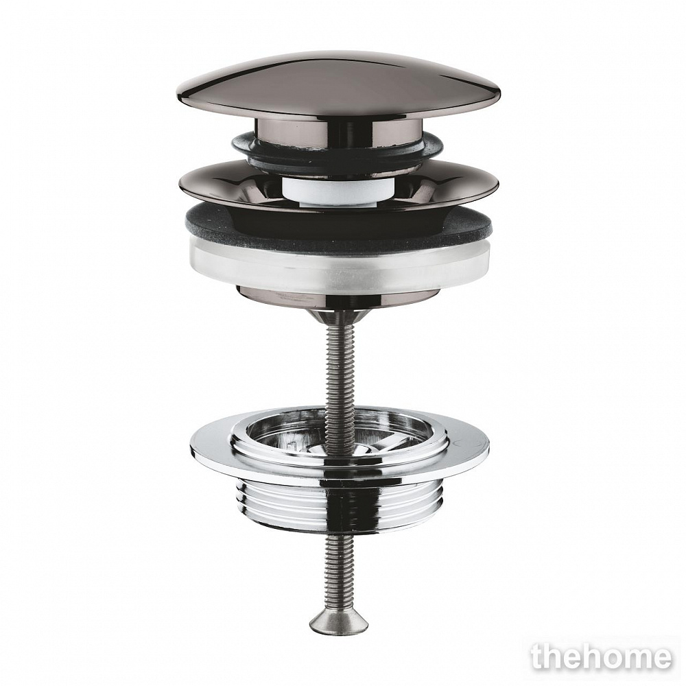 Донный клапан Grohe 65807A00 тёмный графит, глянец - TheHome