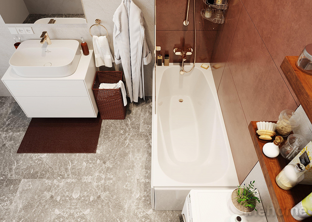 Акриловая ванна Vagnerplast Aronia 170x75 - 4