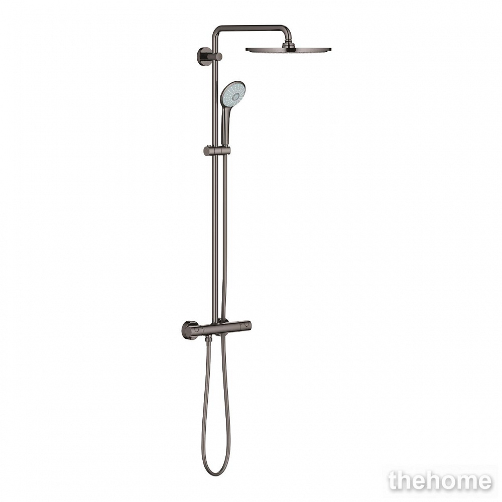 Душевая система Grohe Euphoria System 26075A00 тёмный графит, глянец - TheHome