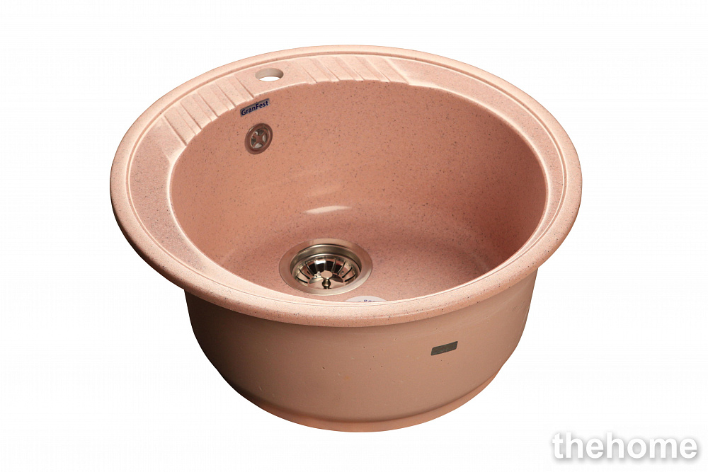 Кухонная мойка GranFest Rondo GF-R520 429029 розовая - TheHome