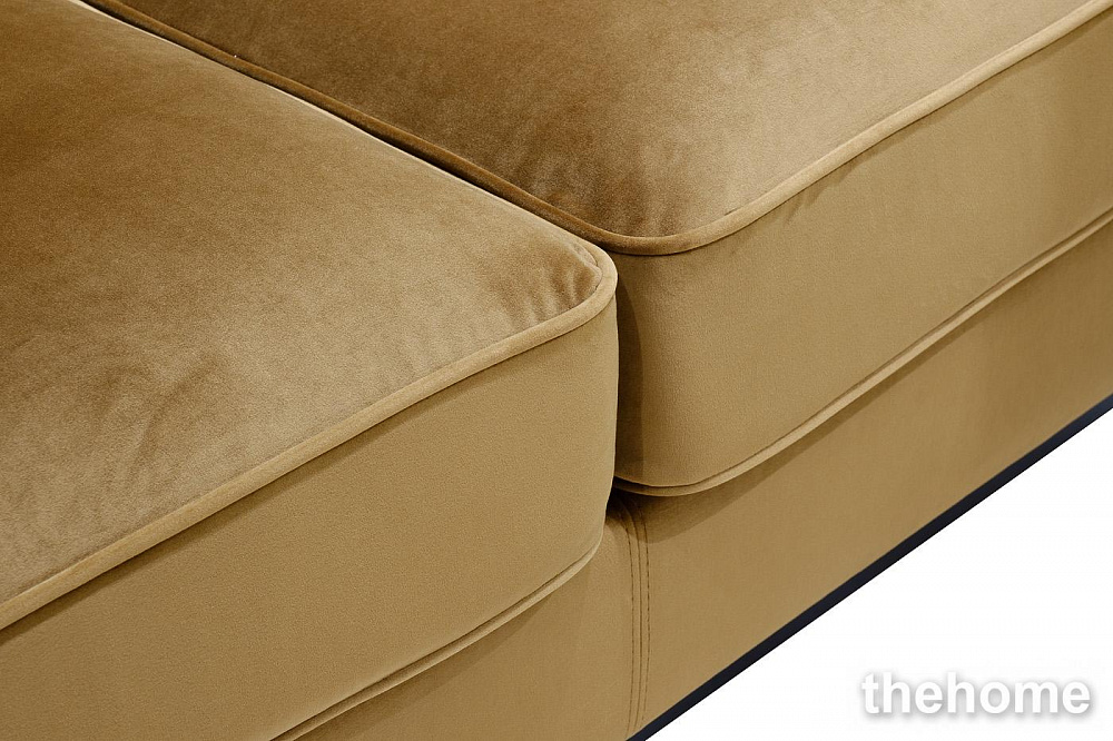 Диван Siena трехм.без мех.,велюр золотой Pad14 228*92*92см Garda Decor - 4