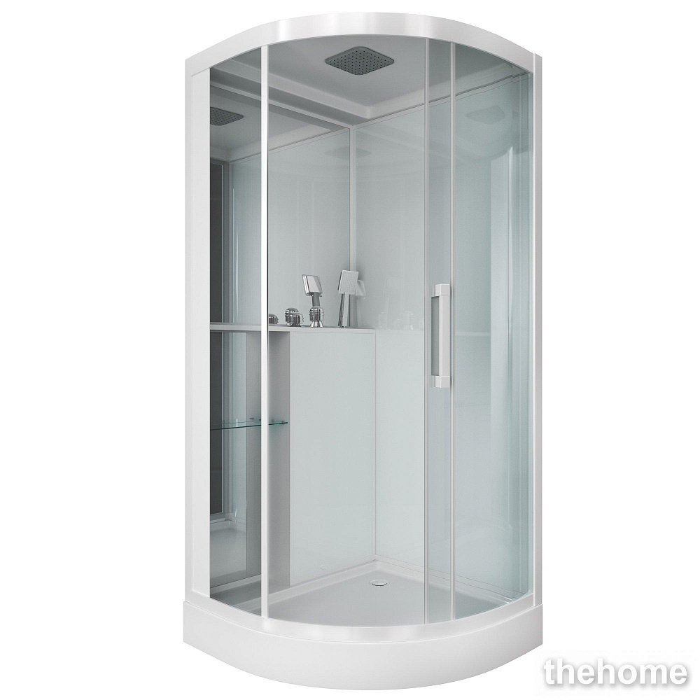 Душевая кабина Grossman GR160 100x100 см стекло прозрачное - TheHome