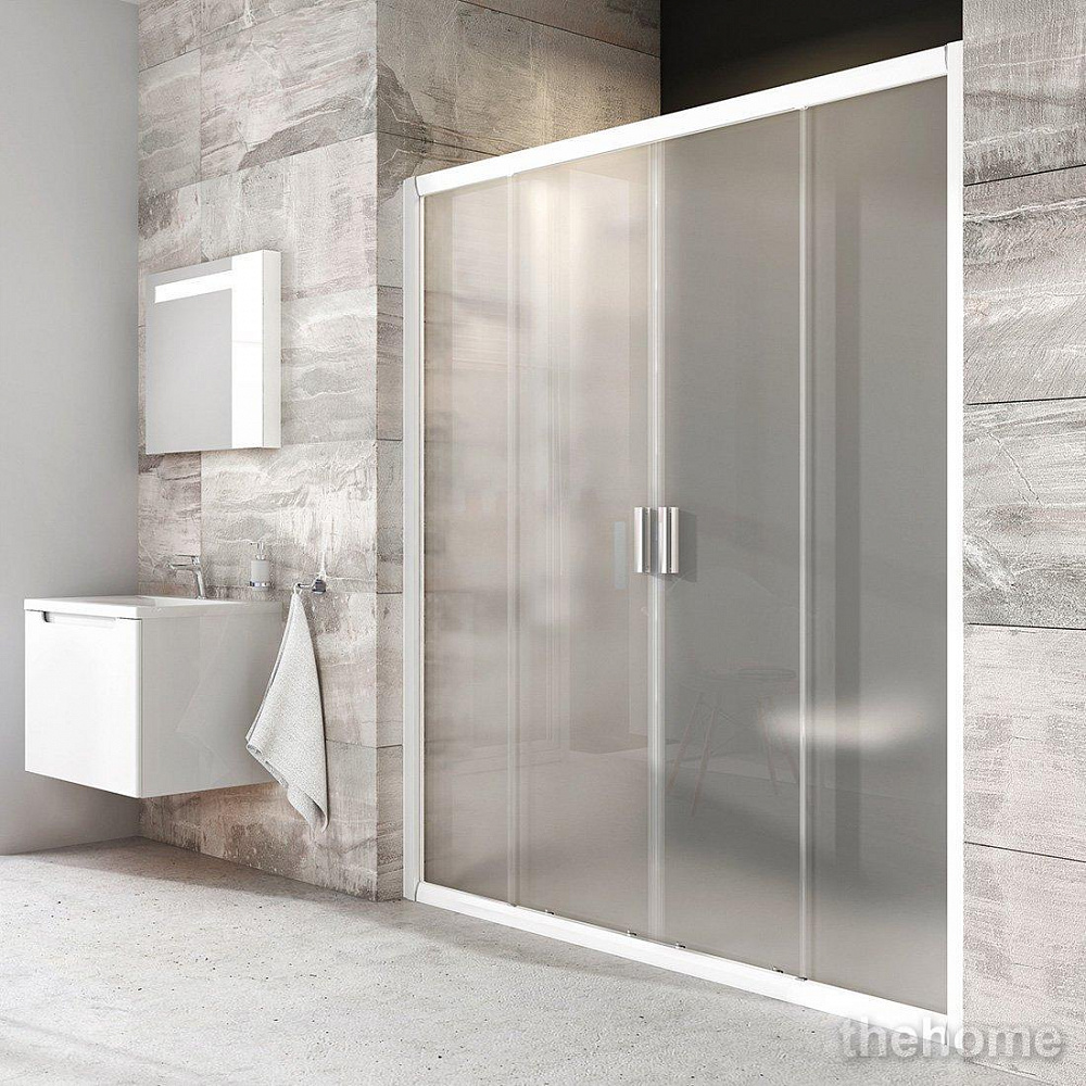 Душевая дверь Ravak BLIX BLDP4-160 белый+ Grape - TheHome