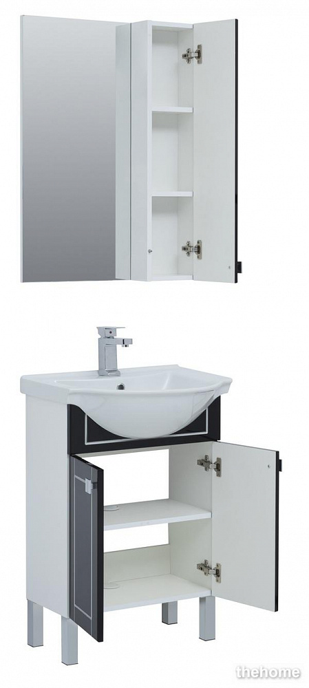 Зеркало-шкаф Aquanet Эрвин 60 00260306 черный - 3