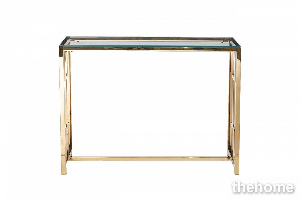 47ED-CST072GOLD Консоль прозр.стекло/золото 100*30*78см Garda Decor - TheHome