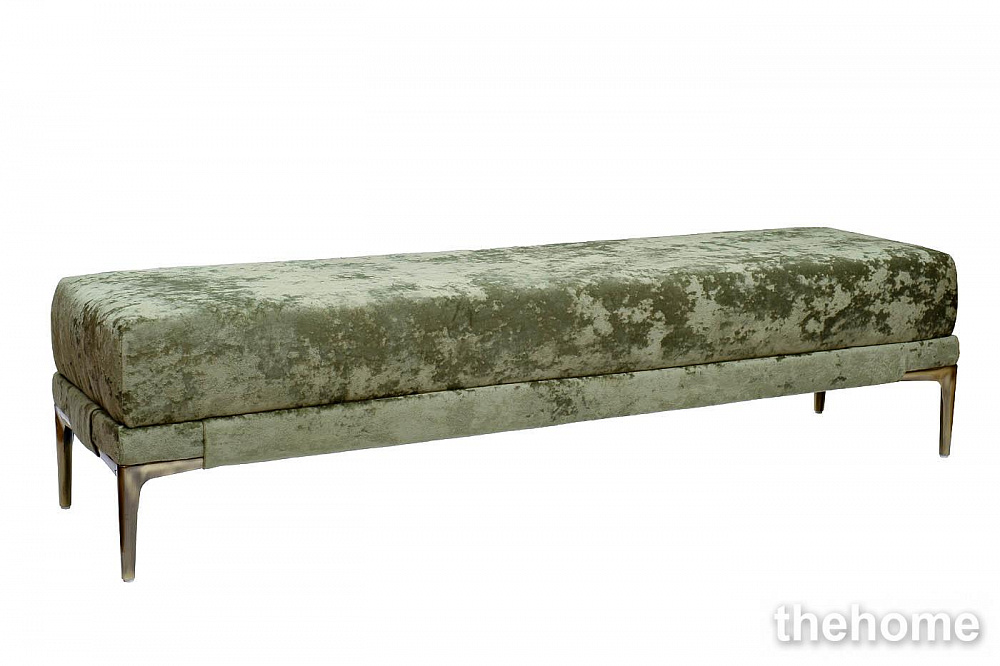 Банкетка Prima на метал опорах оливковый Cru35 40*160*40см Garda Decor - 2
