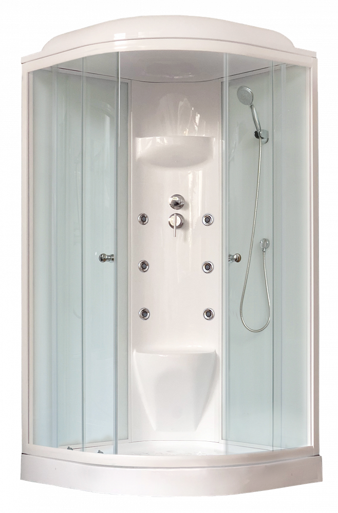 Душевая кабина Royal Bath 90HK7-WT белое/прозрачное - TheHome