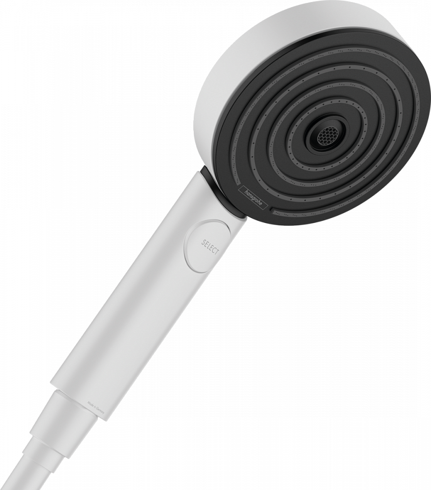Ручной душ Hansgrohe Pulsify Select 105 3jet Activation 24100700, матовый белый - TheHome