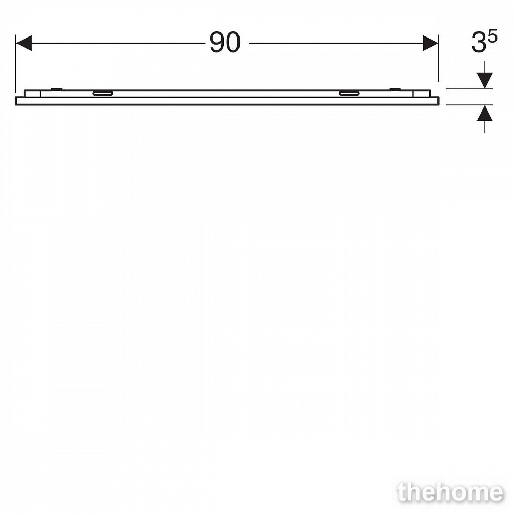 Зеркало Geberit Option Plus 90х70см 501.073.00.1 с подсветкой - 5