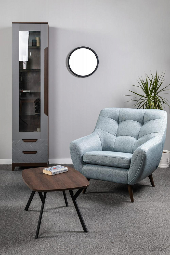 Стол журнальный R-Home Flora Q Гладстоун Табак - 8