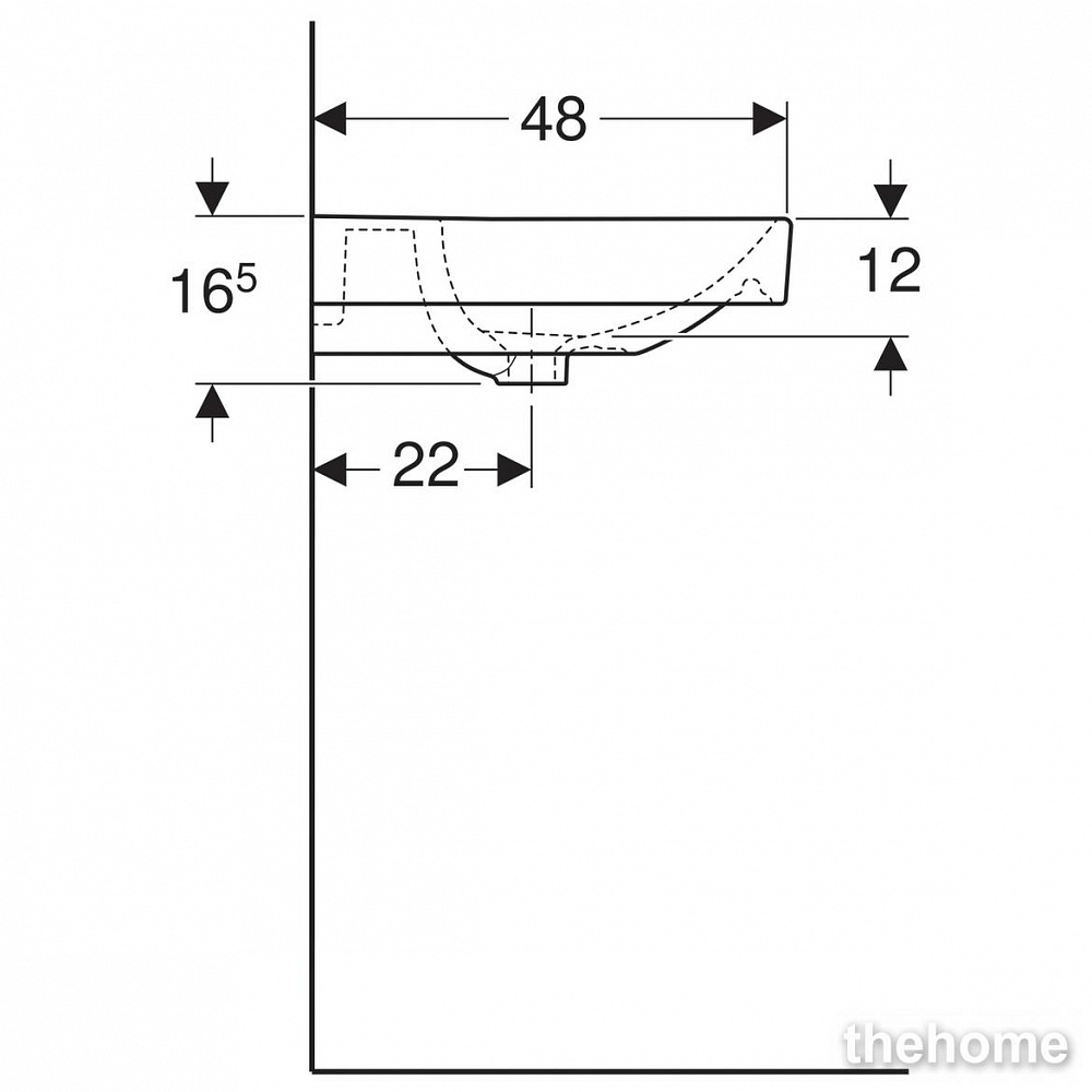 Комплект мебели Geberit Smyle для компактных ванных, 529.352.00.6 - 8