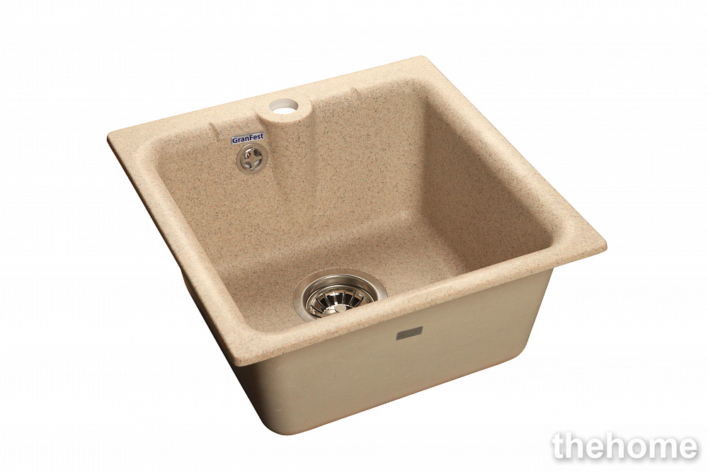 Кухонная мойка GranFest Practic GF-P420 429622 песочная - TheHome