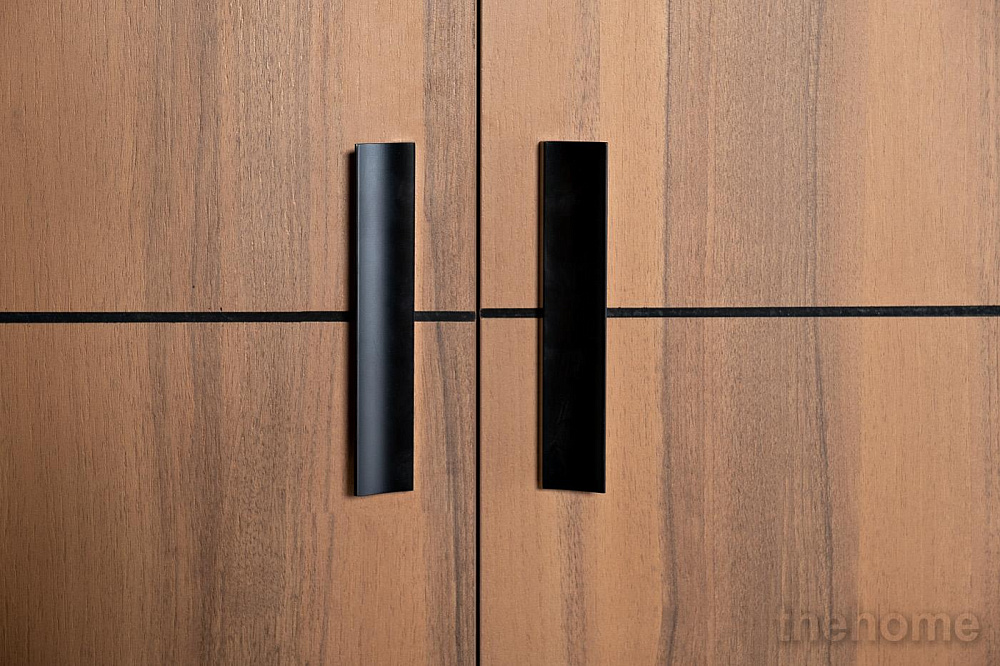 140SA-122OR Шкаф двухдверный с полками цвет орех, дверцы глухие Garda Decor - 4
