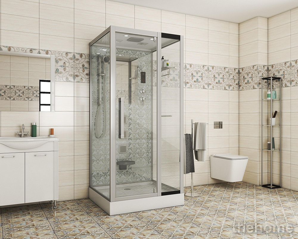 Душевая кабина Niagara NG-7714W 100x90 см с гидромассажем стенки белые - 2