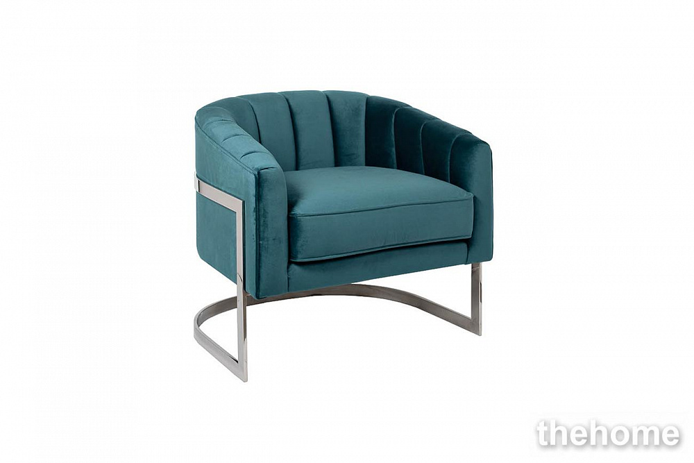 ZW-777 GRN SS Кресло велюр сине-зеленый 77*70*71см Garda Decor - 2