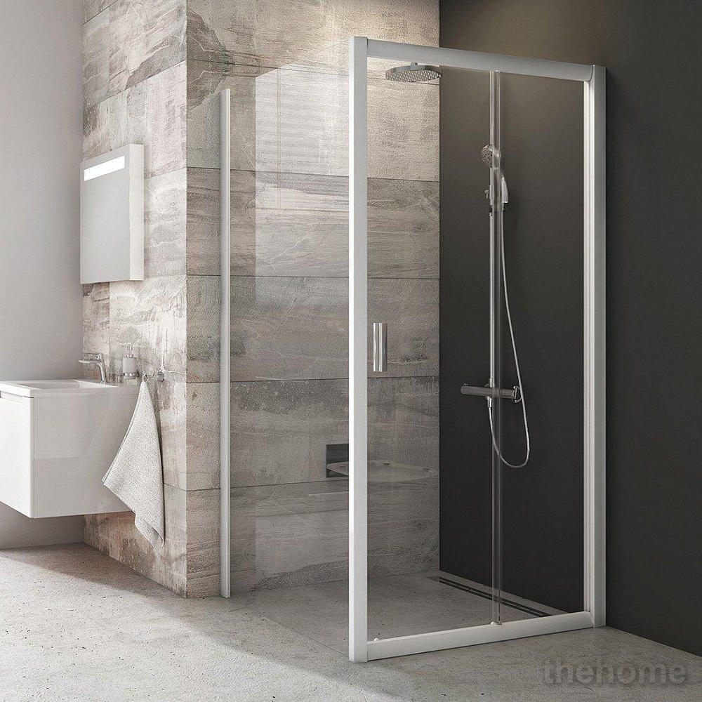 Душевая дверь Ravak BLIX BLDP2-120 белый+ прозрачное стекло - TheHome