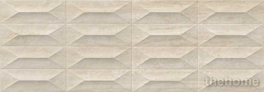 Плитка Marbleplay Travertino Struttura Gem 3D Rett. 30х90 - TheHome