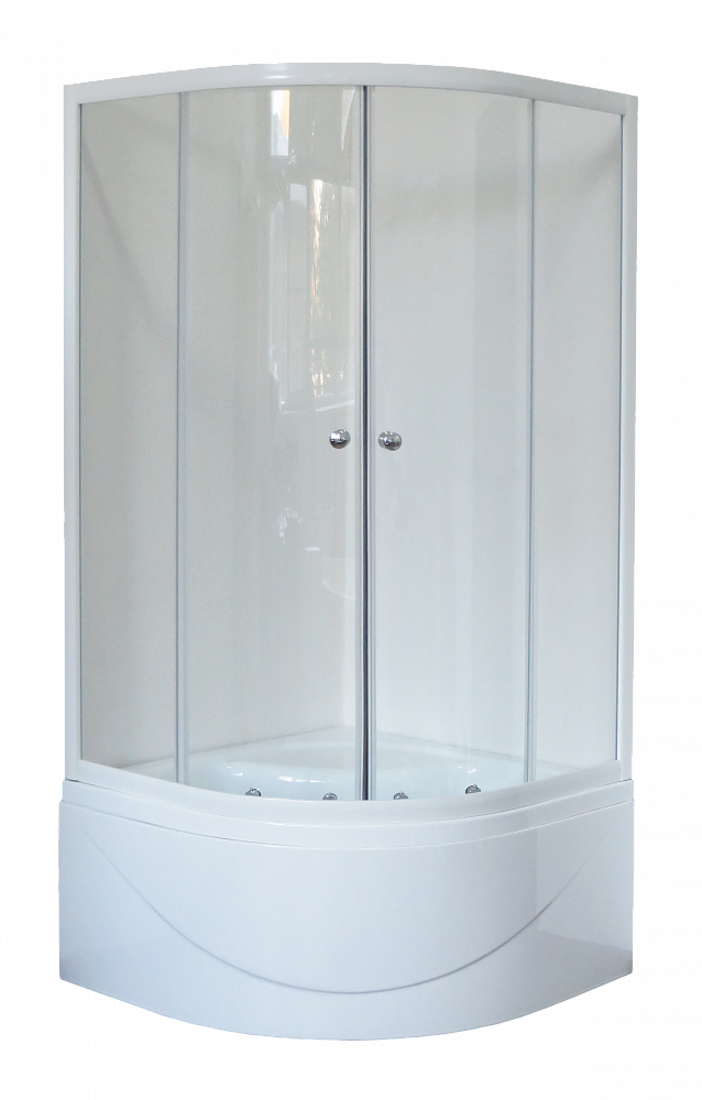 Душевой уголок Royal Bath 100BK-T прозрачное - TheHome