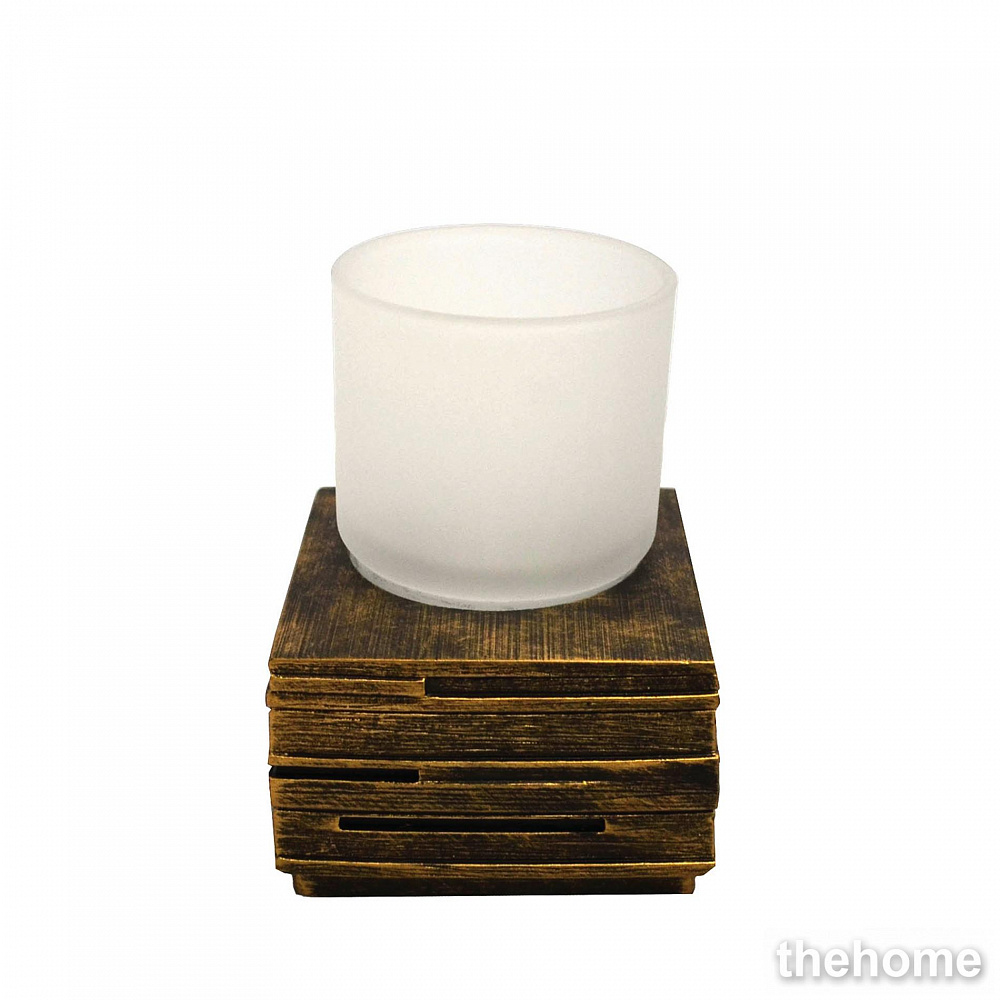 Стакан Ridder Brick Antik 22150148, бронзовый - TheHome