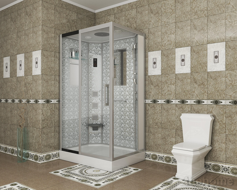 Душевая кабина Niagara Luxe NG-7711WL 120x90x220 левая с гидромассажем стекло прозрачное - 3