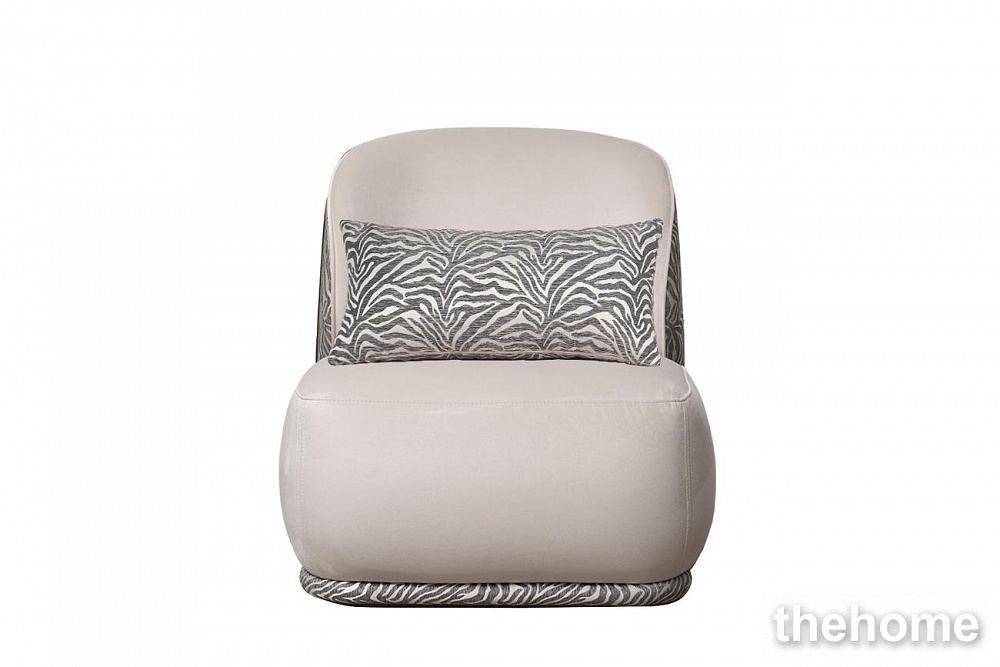Кресло Capri Basic,бежевый/принт Colt002+Ana Beg 80*90*82см Garda Decor - TheHome