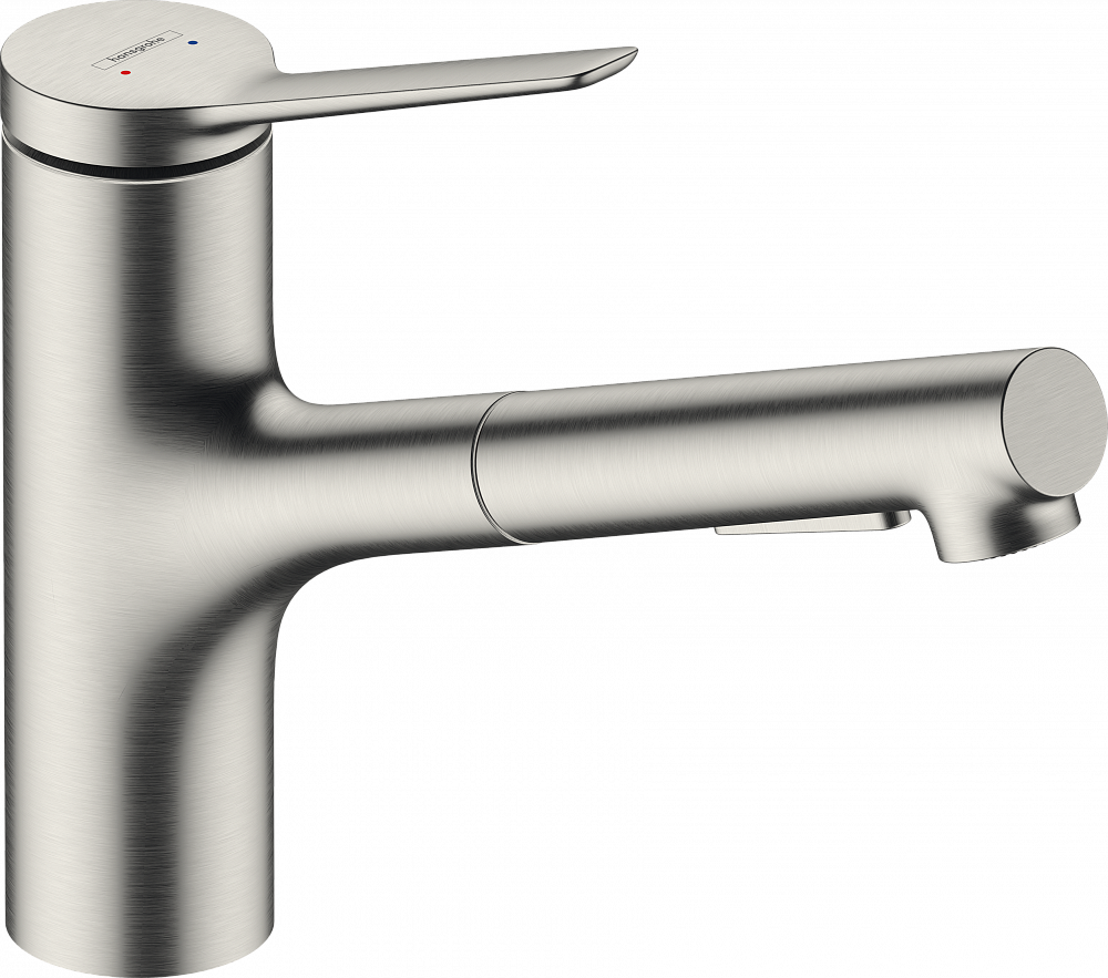 Смеситель Hansgrohe Zesis M33 74800800 для кухонной мойки, под сталь - TheHome