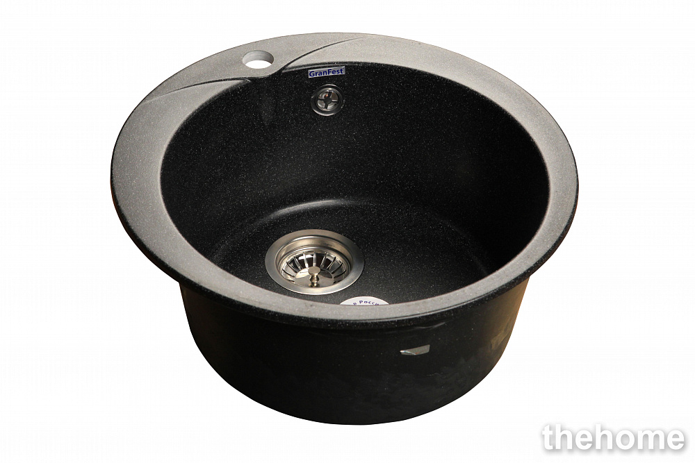 Кухонная мойка GranFest Rondo GF-R480 432577 черная - TheHome