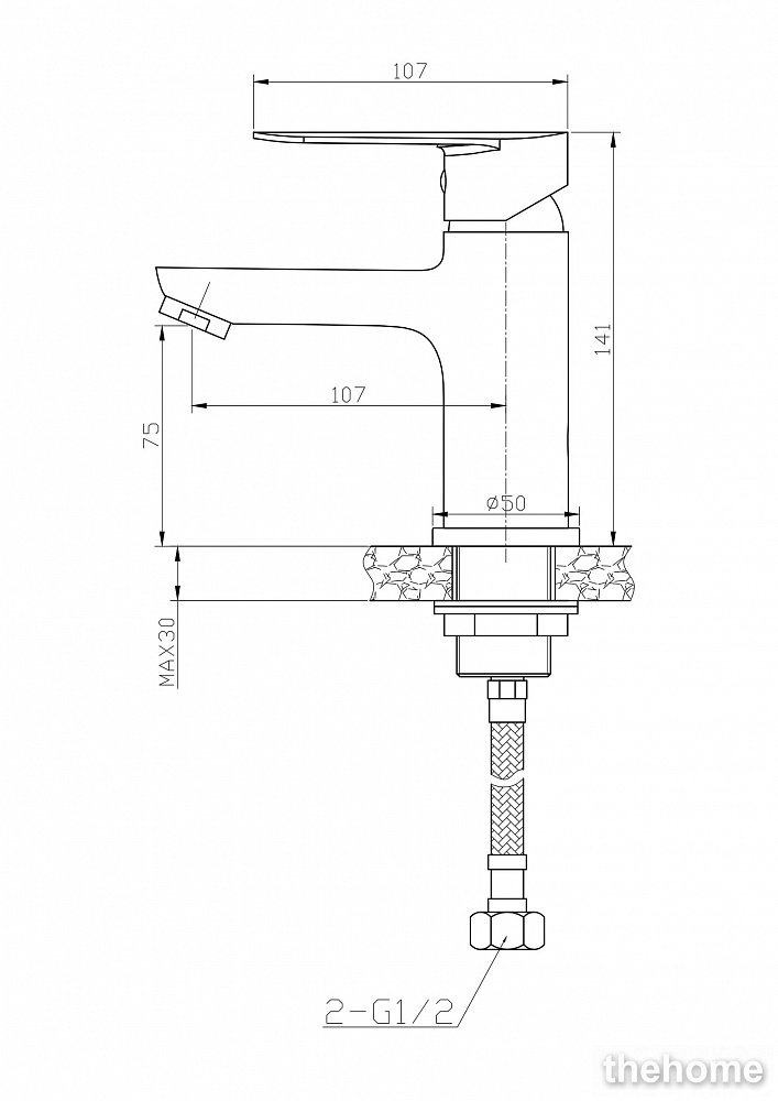 Смеситель Agger Splendid A0902100 для раковины - 2