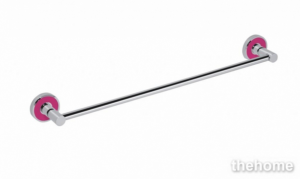 Полотенцедержатель Bemeta Trend-i 104104028f 50 x 7 x 5.2 см, хром, розовый - TheHome