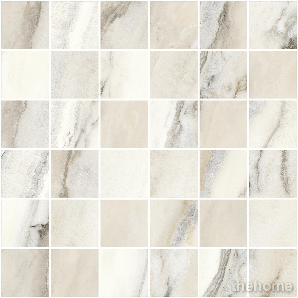 Мозаика MarbleSet Арабескато Норковый 7ЛПР (5х5) 30х30 - TheHome