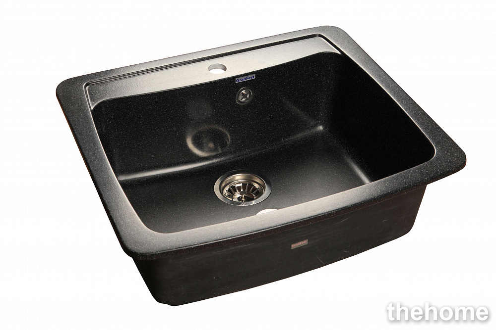 Кухонная мойка GranFest Standart GF-S605 429639 черная - TheHome
