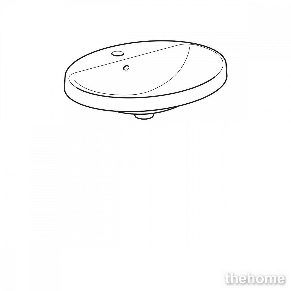 Раковина Geberit Variform 60см 500.724.01.2 белая - 3