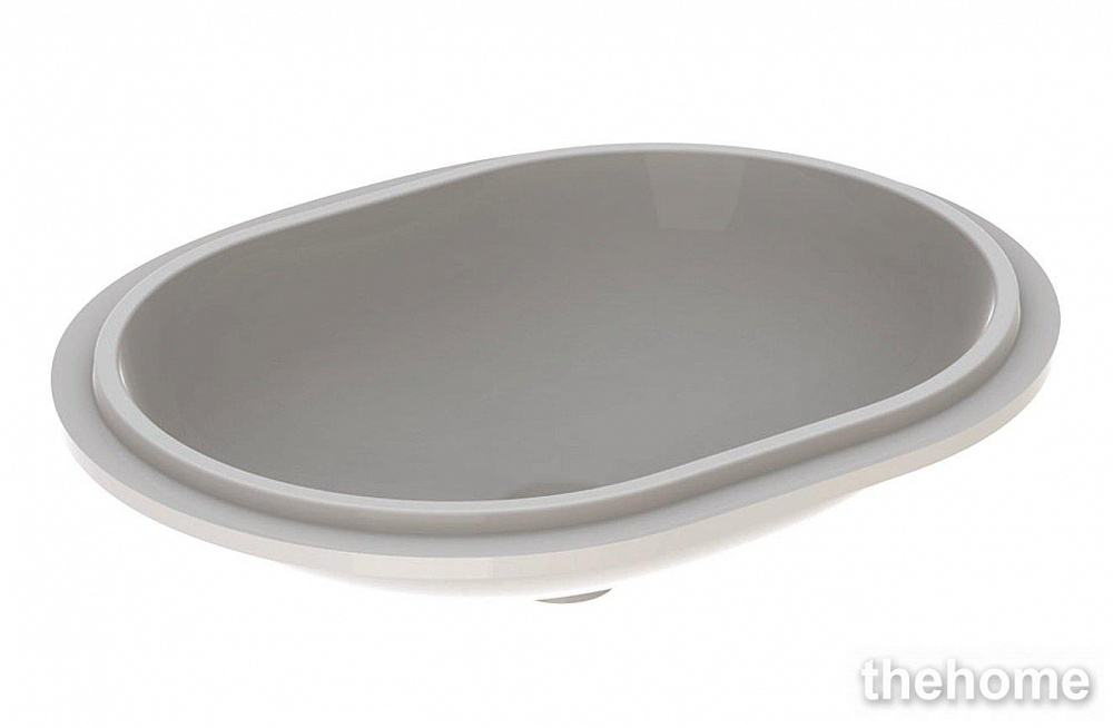 Раковина Geberit Variform 500.758.01.2 55x40 см овальная встраиваемая  без перелива - TheHome