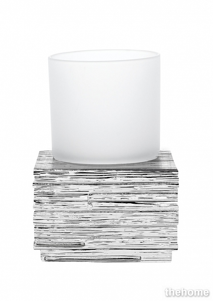 Стакан Ridder Brick Silver 22150127, серебряный - TheHome