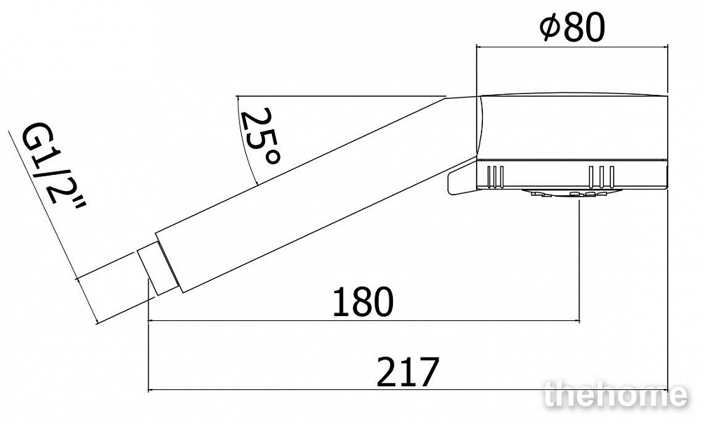 Душевая лейка Paffoni Majorca ZDOC070CR - 2